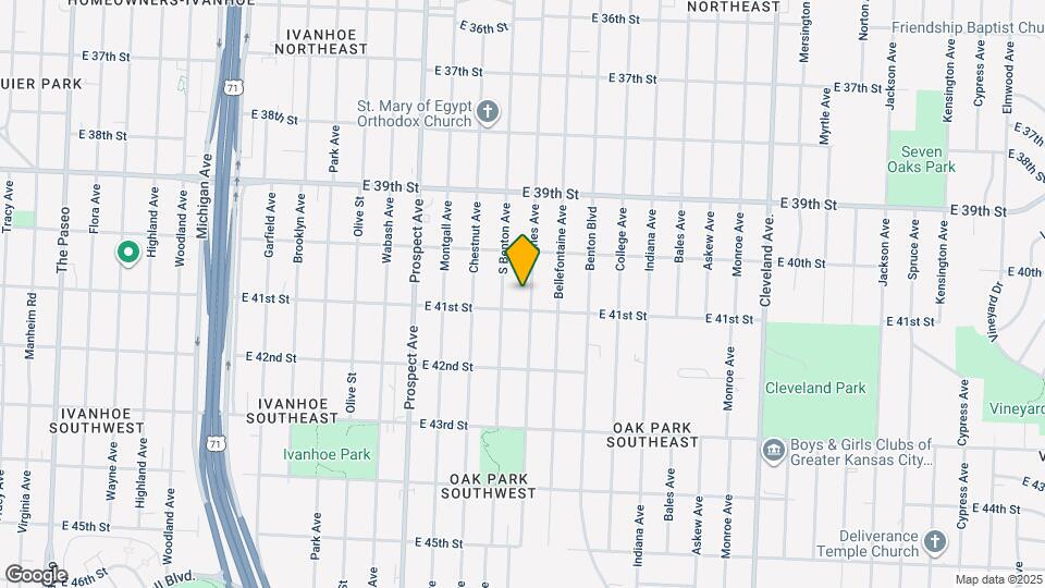 4034 Agnes Ave Mapa y Detalles de la Ubicación