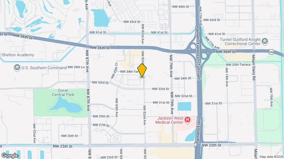 3405 NW 82nd Ct Map and Location Details