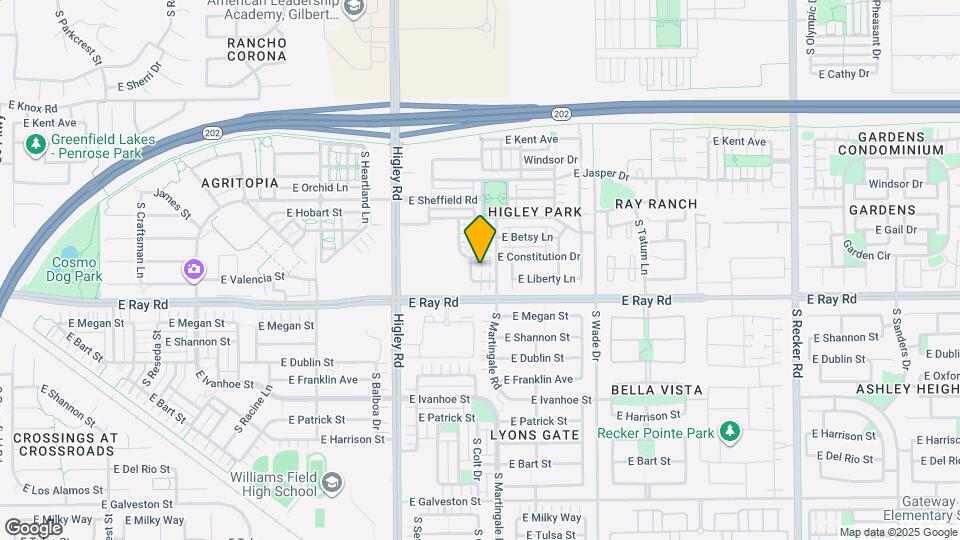 3380 E Liberty Ln Map and Location Details