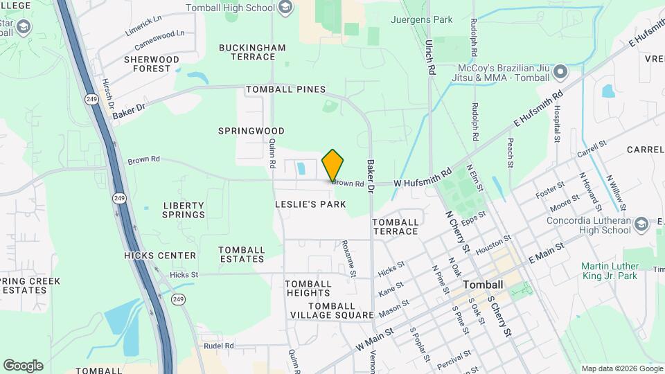 1002 Tomball Downs Dr Map and Location Details