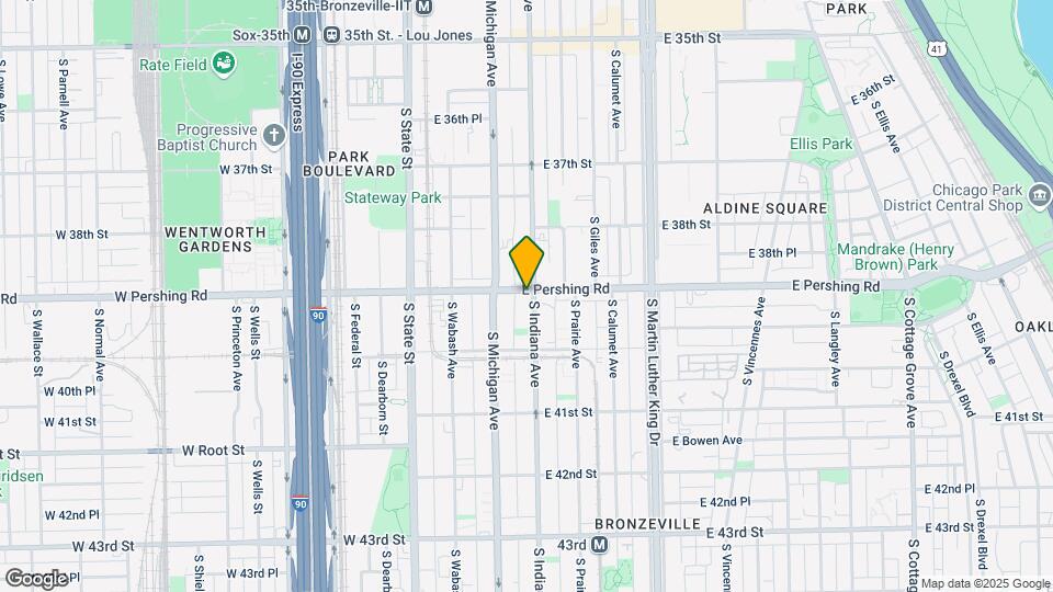3908 S Indiana Ave Map and Location Details