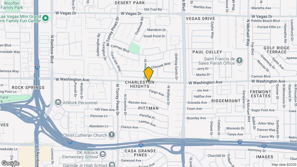 6277 W Washington Ave Map and Location Details