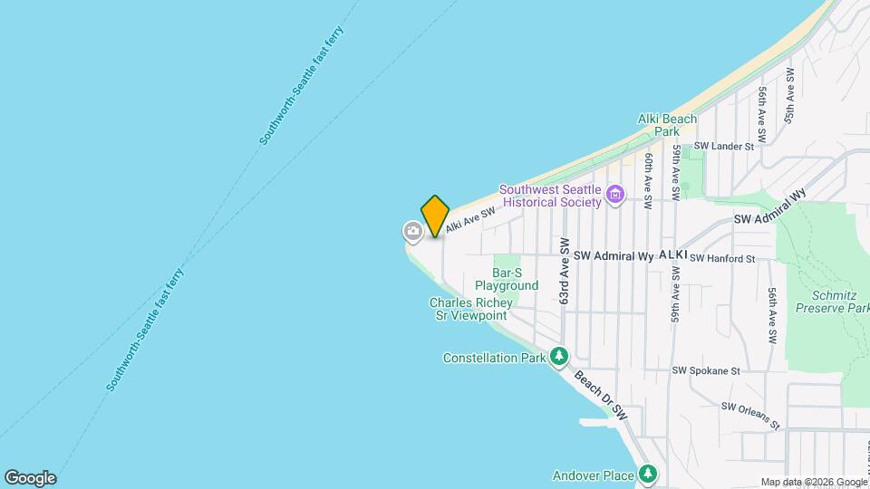 3151 Alki Ave SW Map and Location Details