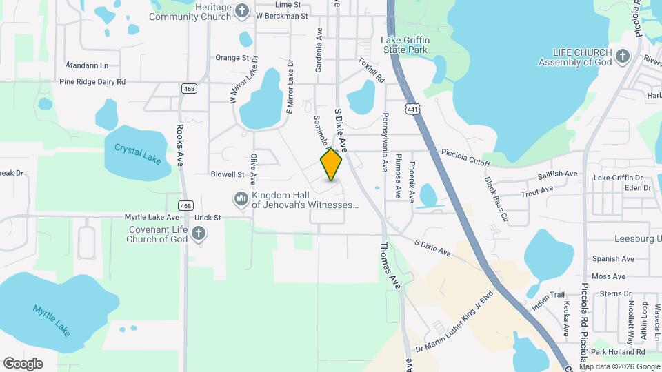 801 Lemon Ave Mapa y Detalles de la Ubicación