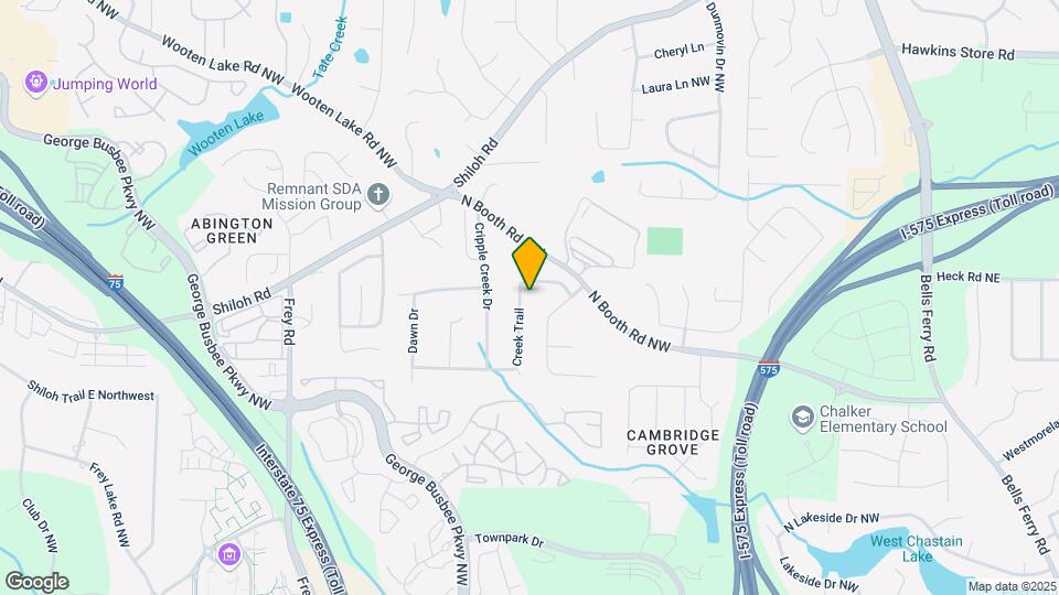 725 Creek Trail NW Map and Location Details