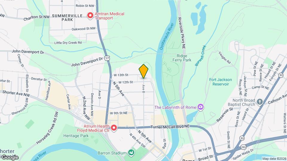 1207 Ave B Map and Location Details