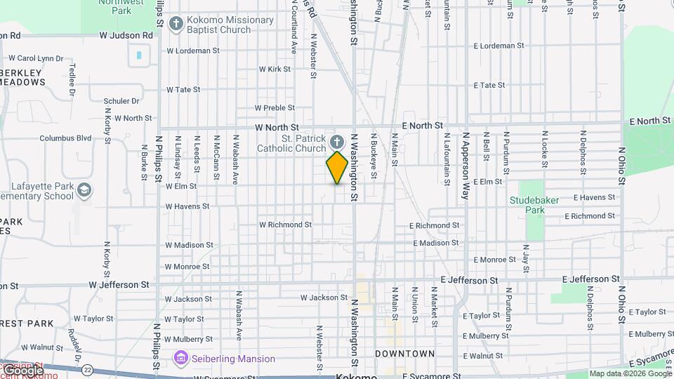 1018 N Armstrong St Map and Location Details