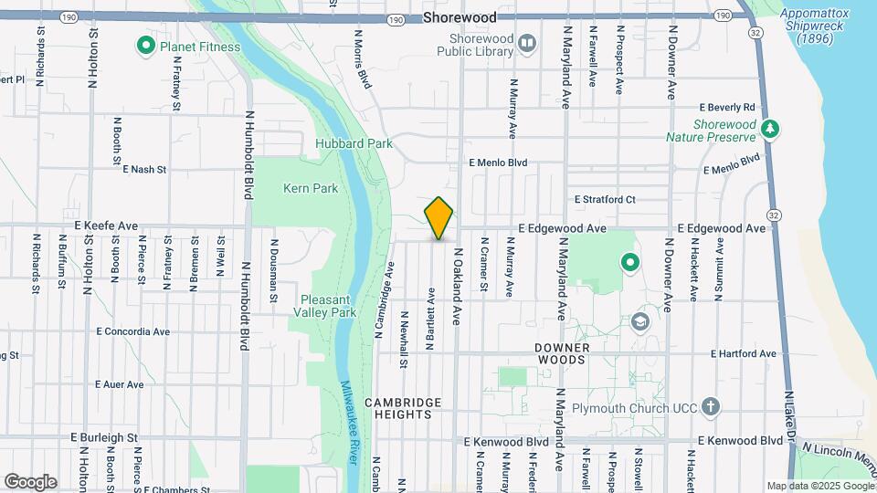 3476 N Bartlett Ave Map and Location Details