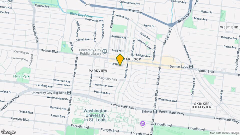 6625 Washington Ave Mapa y Detalles de la Ubicación