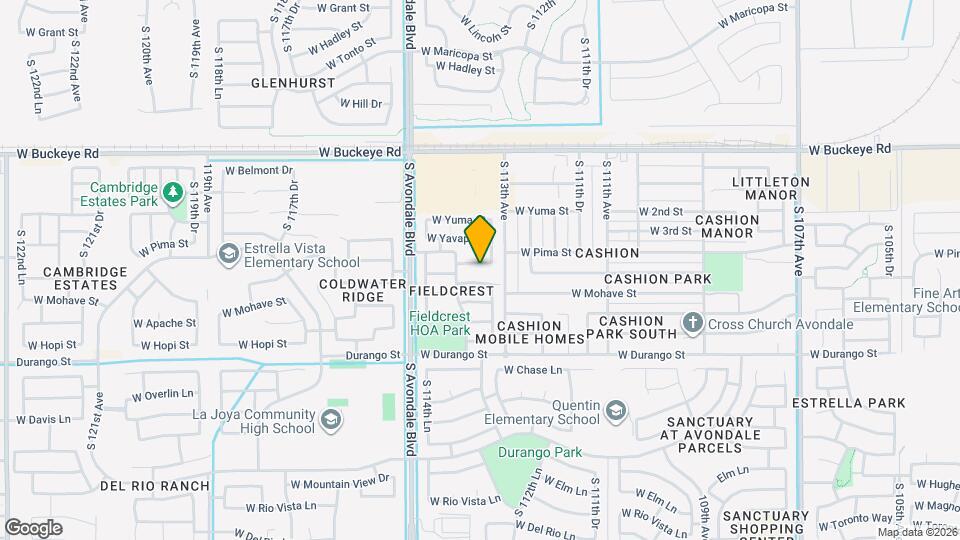 11371 W Pima St Map and Location Details