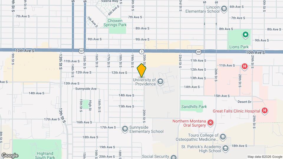 1216 20th St S Map and Location Details