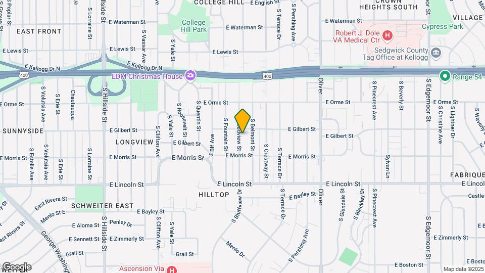716 S Broadview St Map and Location Details