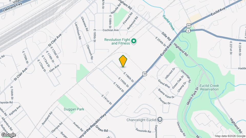 1511 E 196th St Map and Location Details