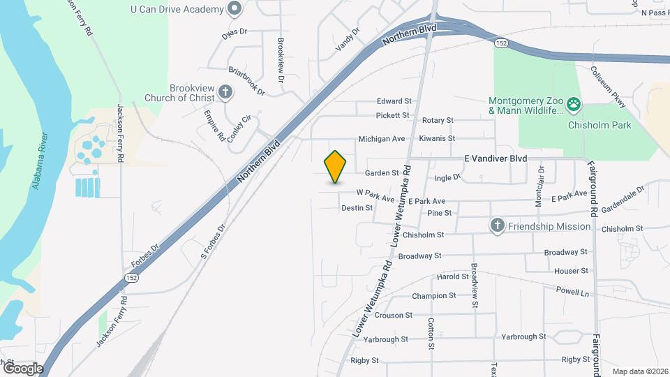 204 W Park Ave Map and Location Details