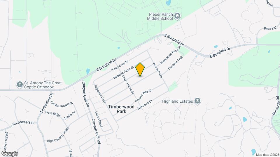 1009 Pine Eagle Ln Mapa y Detalles de la Ubicación