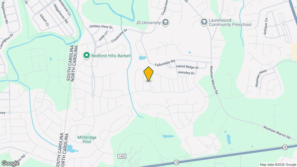 7019 Hamilton Mill Dr Map and Location Details