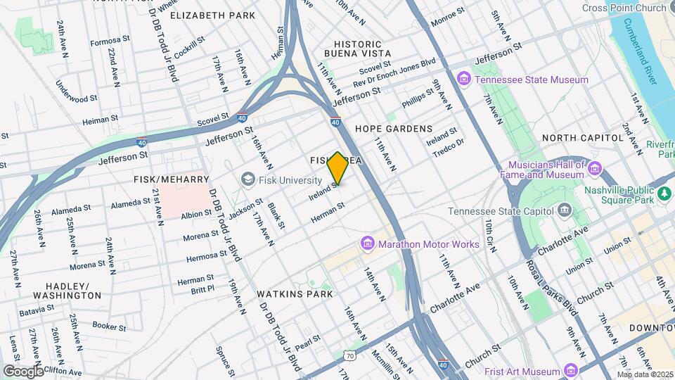 1217 Ireland St Mapa y Detalles de la Ubicación