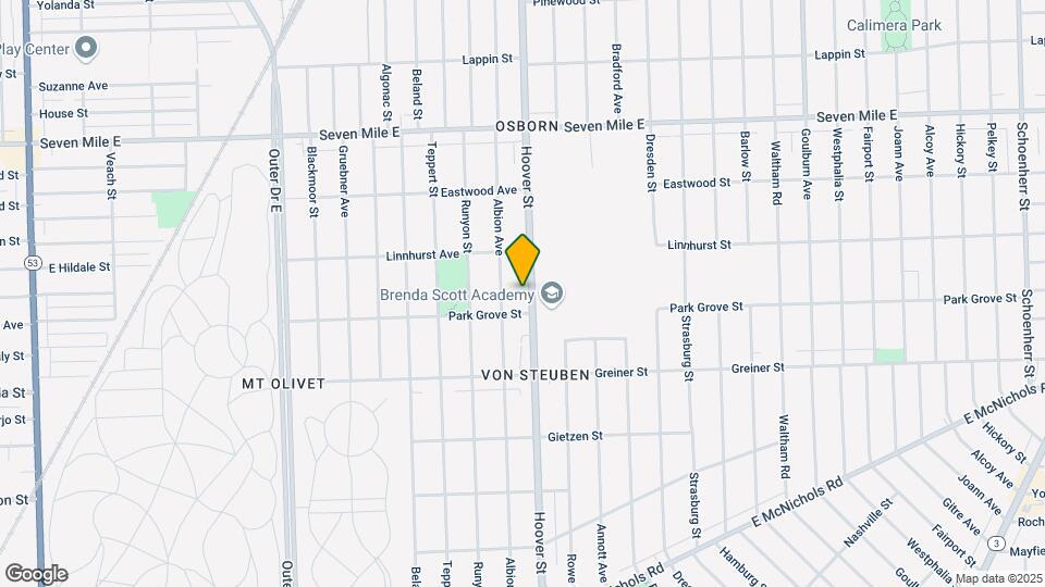 18435 Hoover St Map and Location Details