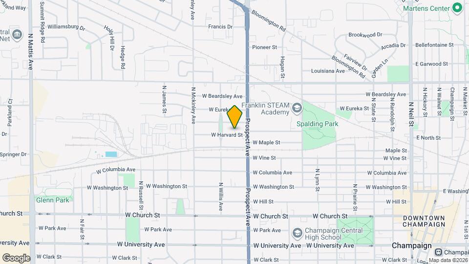 910 W Harvard St Map and Location Details