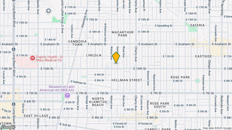 1025 Gaviota Ave Mapa y Detalles de la Ubicación
