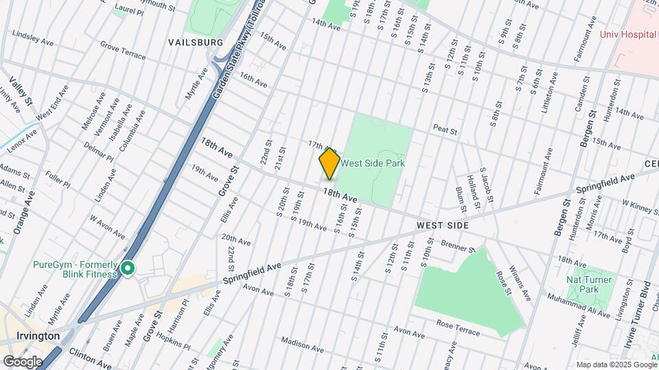 651 S 17th St Map and Location Details