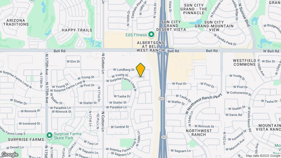 16862 W Post Dr Mapa y Detalles de la Ubicación