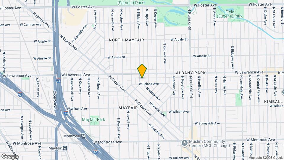 4739 N Kildare Ave, Unit 1 Map and Location Details