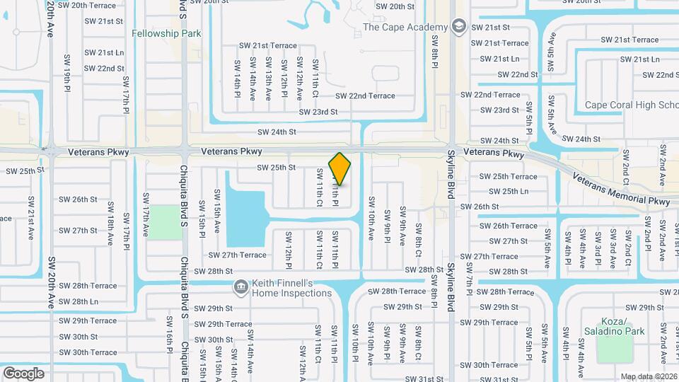 2529 SW 11th Pl Map and Location Details