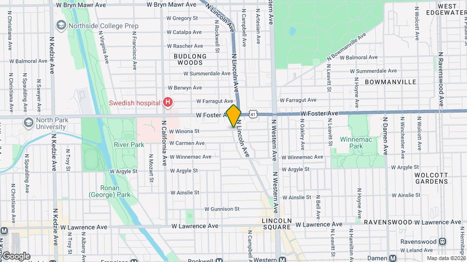 2511 W Winona St, Unit F2 Mapa y Detalles de la Ubicación