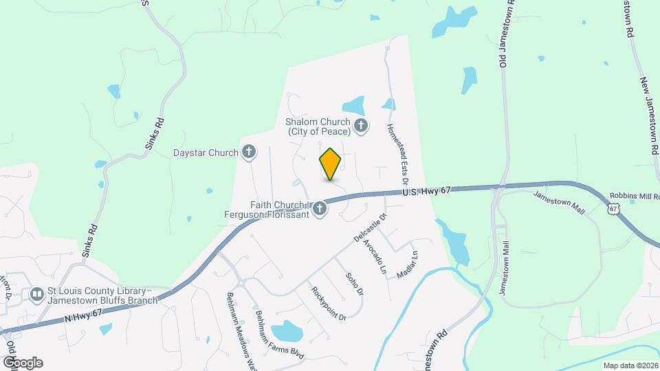 14423 Williamsburg Manor Dr Map and Location Details