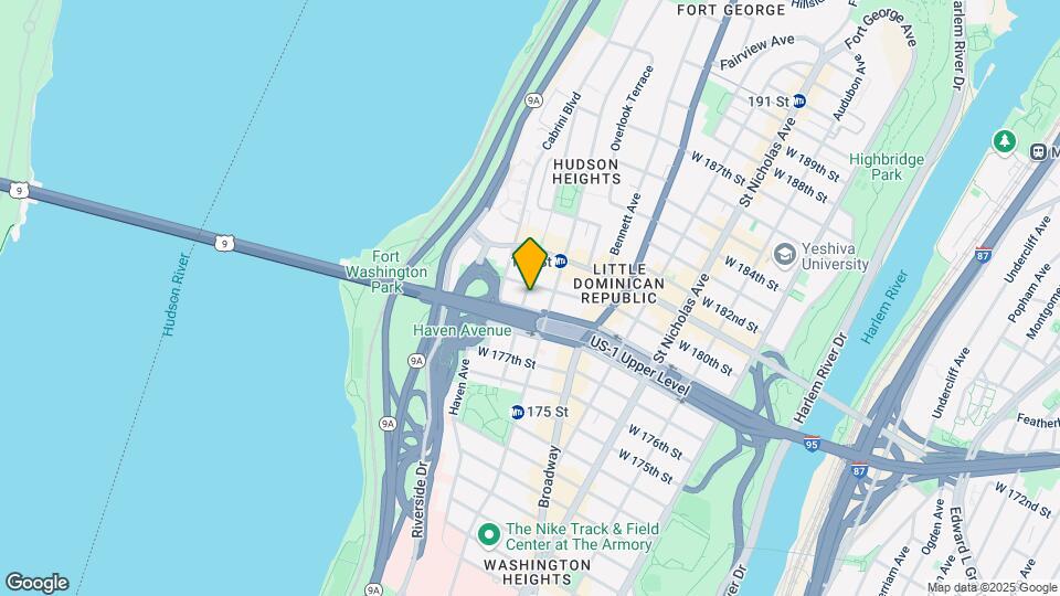 41-47 Pinehurst Ave Mapa y Detalles de la Ubicación