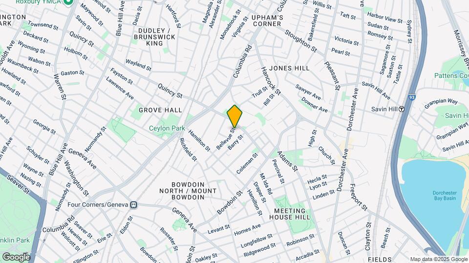 44 Bellevue St, Unit 2 Map and Location Details