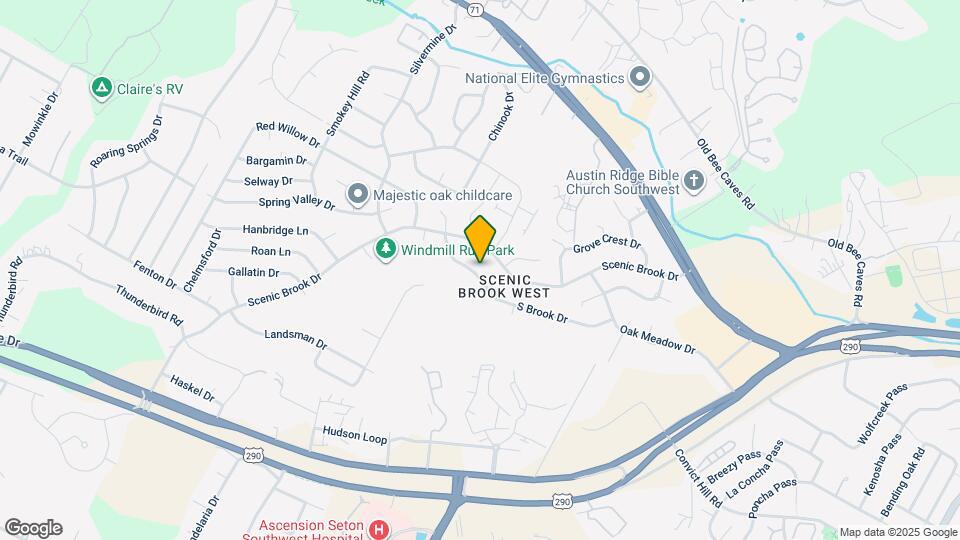 7212 S Brook Dr Map and Location Details