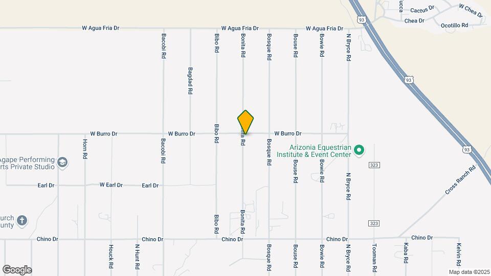 3806 W Burro Dr Map and Location Details