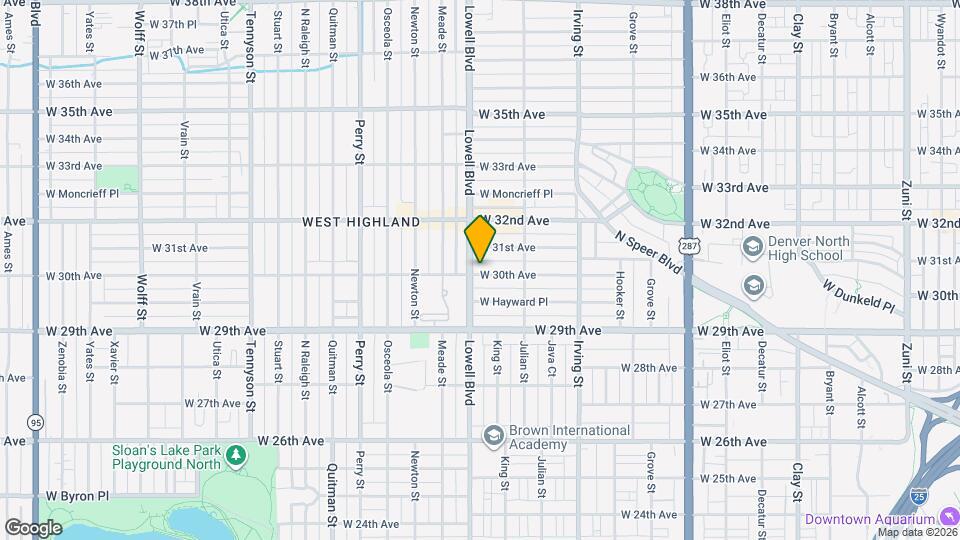 3491 W 30th Ave Map and Location Details