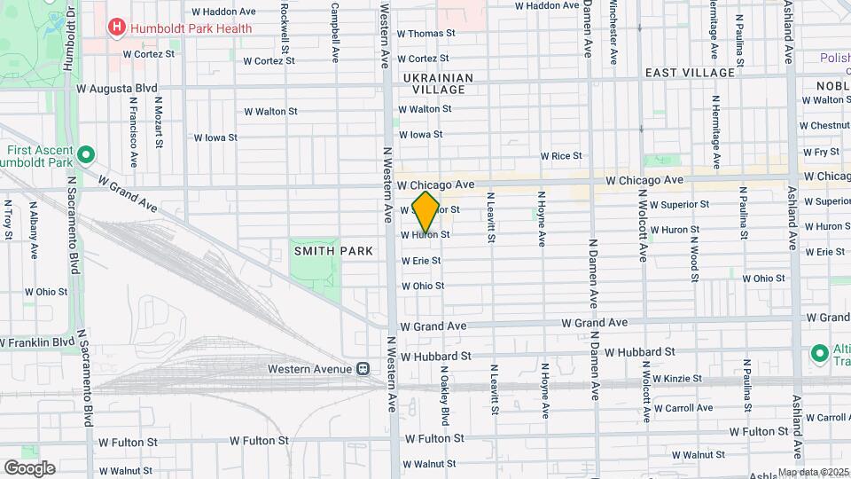 2315 W Huron St Map and Location Details