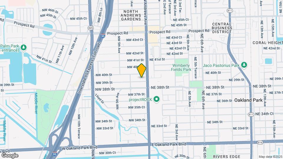 95 NW 39 St Mapa y Detalles de la Ubicación