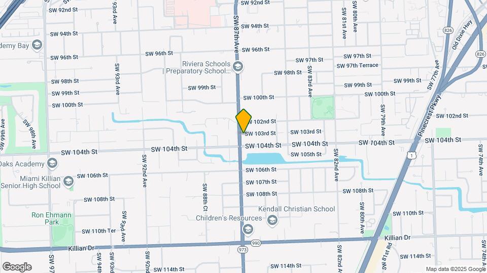 8620 SW 103rd St Mapa y Detalles de la Ubicación