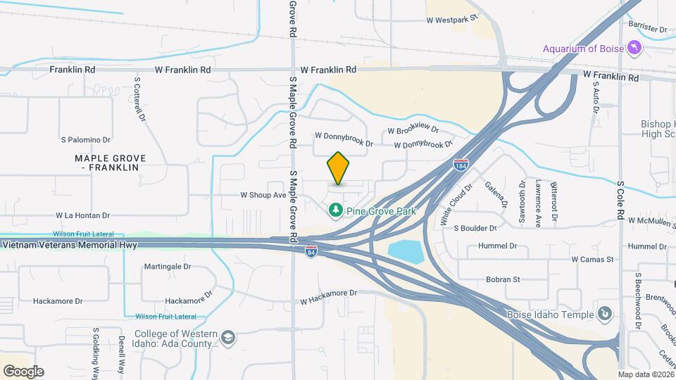 8786 W Pine Nut Ln Map and Location Details