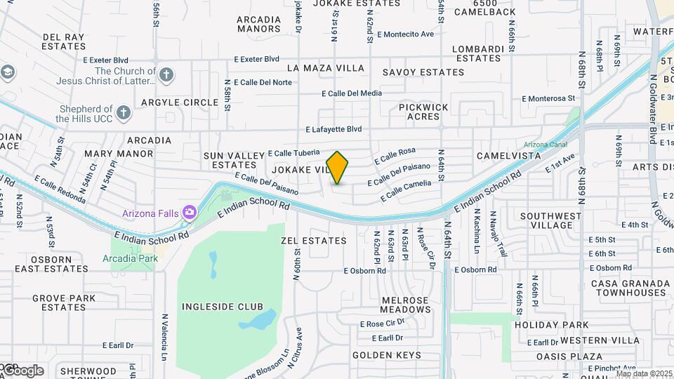 6035 E Calle Del Paisano Map and Location Details