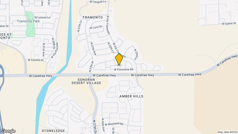 2507 W Old Paint Trail Mapa y Detalles de la Ubicación