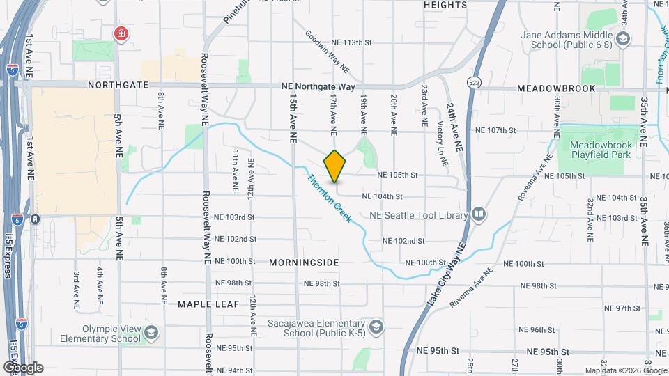 10411 17th Ave NE Mapa y Detalles de la Ubicación