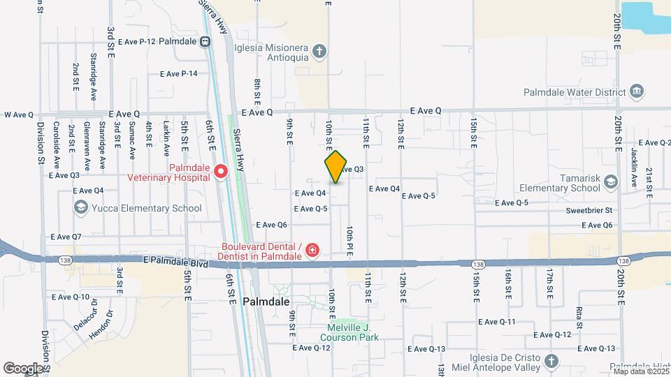 38564 10th St E Mapa y Detalles de la Ubicación