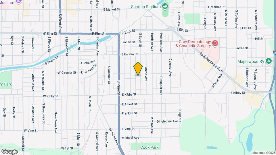 610 S Scott St Map and Location Details