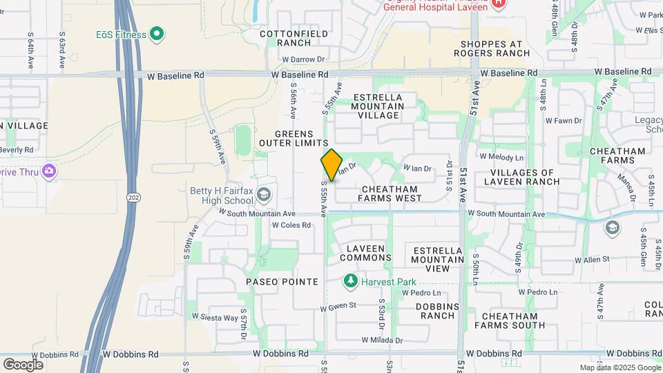 8046 S 54th Ln Map and Location Details