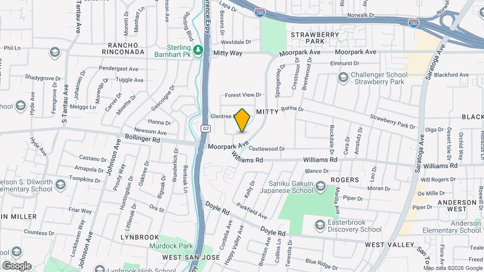 888 Forest Ridge Dr Map and Location Details