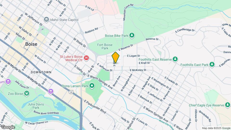 414 N Avenue E Ave, Unit basement Map and Location Details