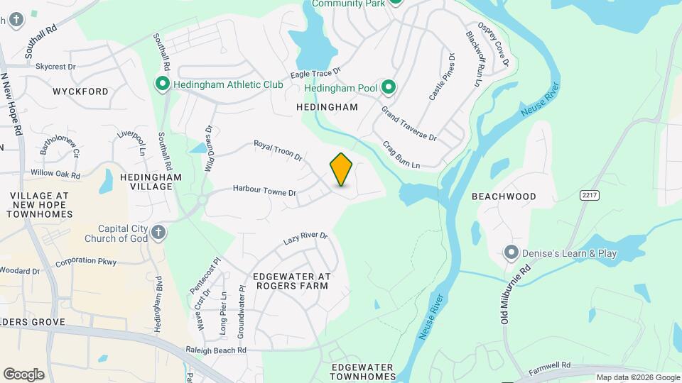 1500 Oakland Hills Way Map and Location Details