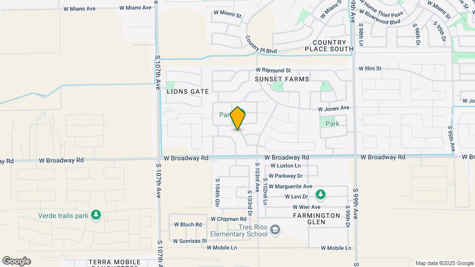 4118 S 103rd Ln Map and Location Details