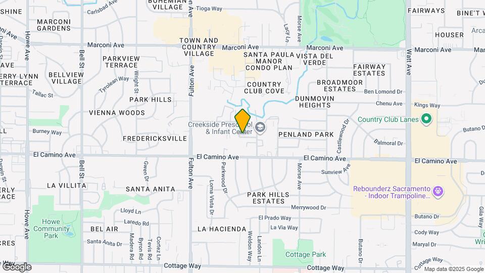 2825 Sweet Way Map and Location Details